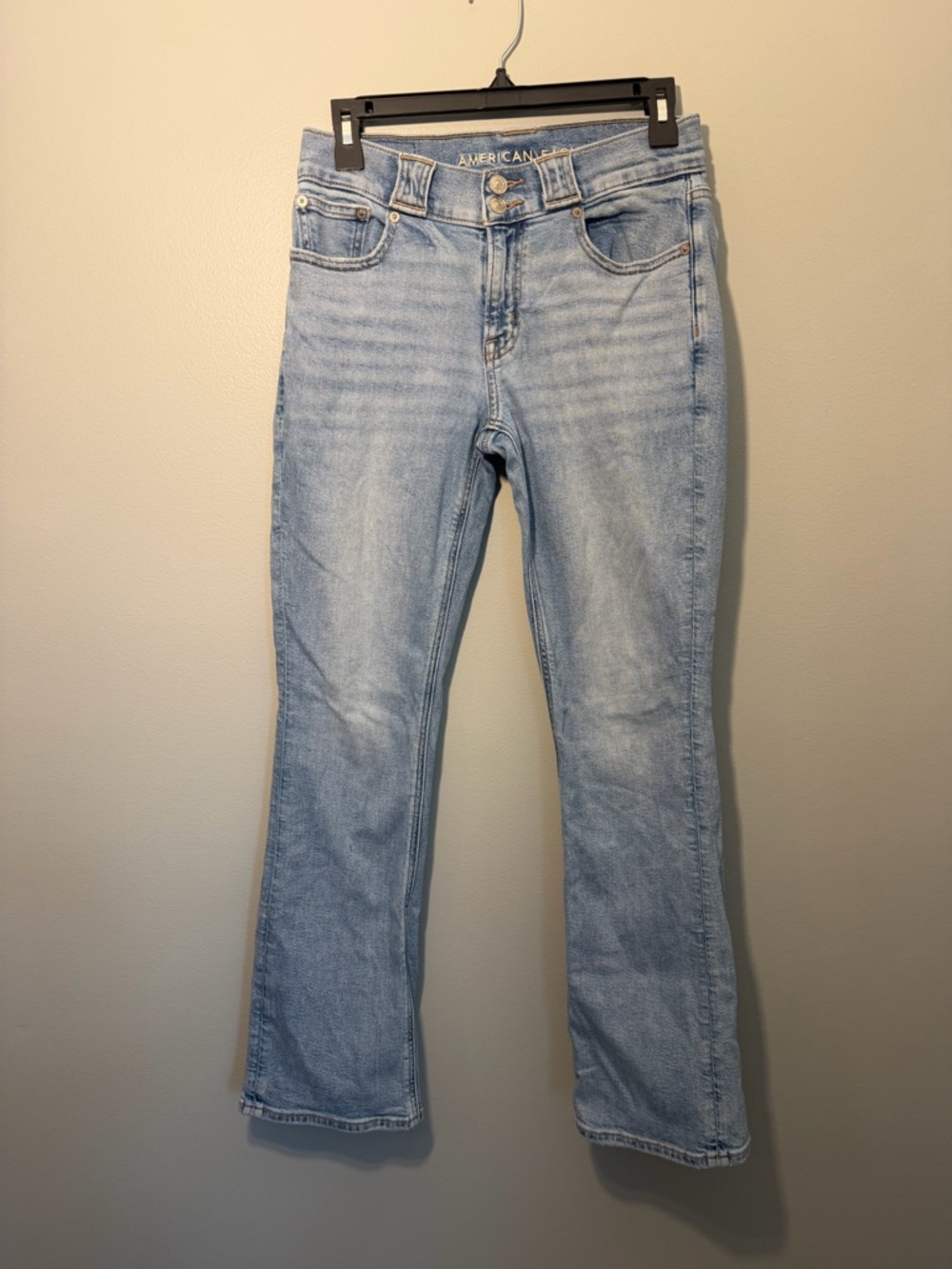 American Eagle Outfitters Light blue 90s low rise skinny kick
